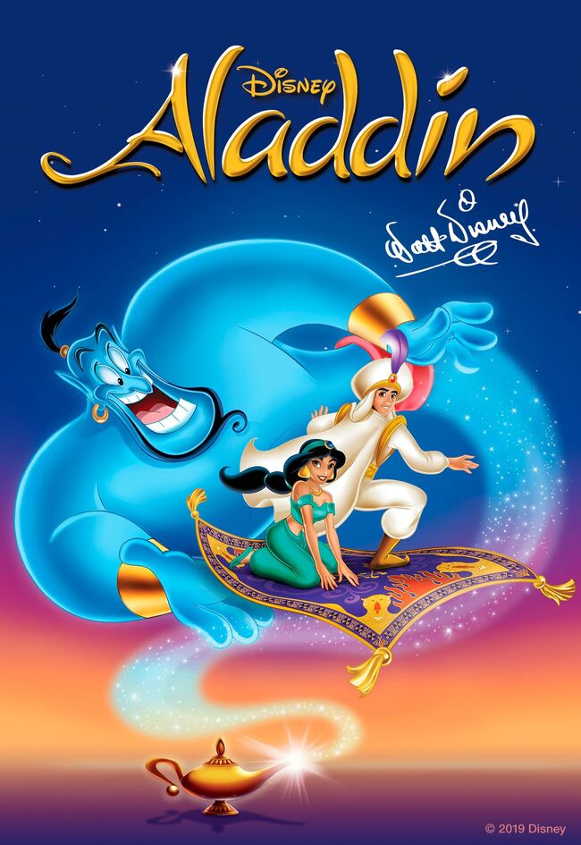 Aladdin Walt Disney MA) (Redeems Signature iTunes Movies & in UHD Transfer Collection Digital animated) 4K Nick\'s 4K Codes Code Vudu Digital Anywhere; (1992 – From