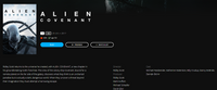 Alien: Covenant HD Digital Code (Redeems in Movies Anywhere; HDX Vudu & HD iTunes & HD Google TV Transfer From Movies Anywhere)