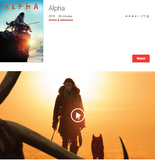 Alpha SD Digital Code (Redeems in Movies Anywhere; SD Vudu & SD iTunes & SD Google TV Transfer From Movies Anywhere) (THIS IS A STANDARD DEFINITION [SD] CODE) (Director's Cut Included in Movies Anywhere Extras)