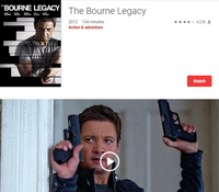 The Bourne Legacy HD Digital Code (Redeems in Movies Anywhere; HDX Vudu & HD iTunes & HD Google TV Transfer From Movies Anywhere)