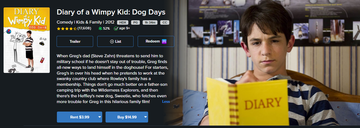 Watch Diary of a Wimpy Kid: Dog Days Streaming Online