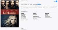 Les Misérables HD Digital Code (2012) (Redeems in Movies Anywhere; HDX Vudu & HD iTunes & HD Google TV Transfer From Movies Anywhere)