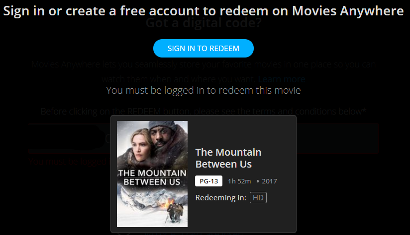 The mountain between best sale us full movie free