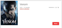 Venom SD Digital Code (Redeems in Movies Anywhere; SD Vudu & SD iTunes & SD Google TV Transfer From Movies Anywhere) (THIS IS A STANDARD DEFINITION [SD] CODE)