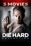 The Die Hard 5-Film Collection HD Digital Codes (Redeems in Movies Anywhere; HDX Vudu Fandango at Home & HD iTunes Apple TV Transfer From Movies Anywhere) (5 Movies, 5 Codes)
