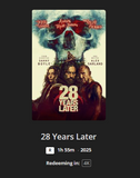 28 Years Later 4K Digital Code (2025) (Redeems in Movies Anywhere; 4K Vudu Fandango at Home & 4K iTunes Apple TV Transfer From Movies Anywhere)