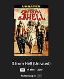 3 From Hell 4K Digital Code (2019 Unrated Version) (Redeems in Movies Anywhere; 4K Vudu Fandango at Home Transfers From Movies Anywhere)
