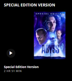 The Abyss 4K Digital Code (1989 Theatrical & Special Edition) (Redeems in Movies Anywhere; 4K Vudu Fandango at Home & 4K iTunes Apple TV Transfer From Movies Anywhere)