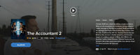 The Accountant 2 Vudu Fandango at Home HDX Digital Code (2025)