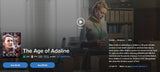 The Age of Adaline HD Digital Code (2015) (Redeems in Movies Anywhere; HDX Vudu Fandango at Home & HD iTunes Apple TV Transfer From Movies Anywhere)