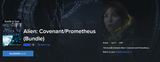 Alien: Covenant & Prometheus SD Digital Code (Redeems in Movies Anywhere; SD Vudu Fandango at Home & SD iTunes Apple TV Transfer From Movies Anywhere) (THIS IS A STANDARD DEFINITION [SD] CODE) (2 Movies, 1 Code)