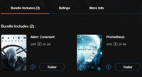 Alien: Covenant & Prometheus SD Digital Code (Redeems in Movies Anywhere; SD Vudu Fandango at Home & SD iTunes Apple TV Transfer From Movies Anywhere) (THIS IS A STANDARD DEFINITION [SD] CODE) (2 Movies, 1 Code)