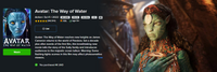 Avatar: The Way of Water 4K Digital Code (2022) (Redeems in Movies Anywhere; 4K Vudu Fandango at Home & 4K iTunes Apple TV Transfer From Movies Anywhere)