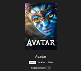 Avatar 4K Digital Code (2009 Theatrical Version) (Redeems in Movies Anywhere; 4K Vudu Fandango at Home & 4K iTunes Apple TV Transfer From Movies Anywhere)