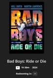 Bad Boys: Ride or Die 4K Digital Code (2024) (Redeems in Movies Anywhere; UHD Vudu Fandango at Home & 4K iTunes Apple TV Transfer From Movies Anywhere)