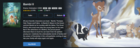 Bambi II Google TV HD Digital Code (2006) (Redeems in Google TV; HD Movies Anywhere & HDX Vudu & HD iTunes Transfer Across Movies Anywhere)