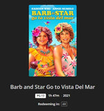 Barb & Star Go To Vista Del Mar 4K Digital Code (2021) (Redeems in Movies Anywhere; 4K Vudu Fandango at Home & 4K iTunes Apple TV Transfer From Movies Anywhere)