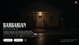 Barbarian 4K Digital Code (2022) (Redeems in Movies Anywhere; 4K Vudu Fandango & 4K iTunes Apple TV Transfer From Movies Anywhere)