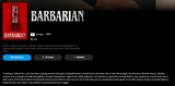 Barbarian 4K Digital Code (2022) (Redeems in Movies Anywhere; 4K Vudu Fandango & 4K iTunes Apple TV Transfer From Movies Anywhere)