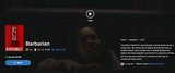 Barbarian 4K Digital Code (2022) (Redeems in Movies Anywhere; 4K Vudu Fandango & 4K iTunes Apple TV Transfer From Movies Anywhere)