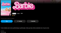 Barbie HD Digital Code (2023) (Redeems in Movies Anywhere; HDX Vudu & HD iTunes Transfer From Movies Anywhere)