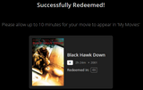 Black Hawk Down 4K Digital Code (2001) (Redeems in Movies Anywhere; UHD Vudu Fandango at Home & 4K iTunes Apple TV Transfer From Movies Anywhere)