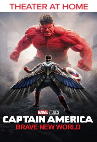 Captain America: Brave New World HD Digital Code (2025) (Redeems in Movies Anywhere; HDX Vudu Fandango at Home & HD iTunes Apple TV Transfer From Movies Anywhere)