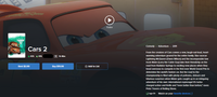 Cars 2 HD Digital Code (2011) (Redeems in Movies Anywhere; HDX Vudu & HD iTunes Transfer From Movies Anywhere)