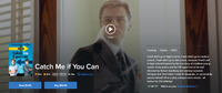 Catch Me If You Can Vudu Fandango at Home HDX Digital Code (2002)