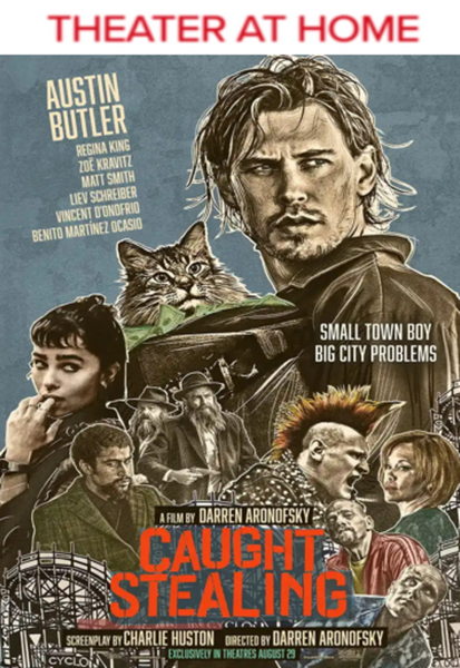 Caught Stealing 4K Digital Code (2025) (Redeems in Movies Anywhere; 4K Vudu Fandango at Home & 4K iTunes Apple TV Transfer From Movies Anywhere)