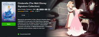Cinderella 4K Digital Code (1950 animated - The Walt Disney Signature Collection) (Redeems in Movies Anywhere; UHD Vudu & 4K iTunes Transfer From Movies Anywhere)
