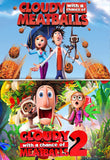 Cloudy with a Chance of Meatballs 2-Movie Collection HD Digital Codes (Redeems in Movies Anywhere; HDX Vudu Fandango at Home & HD iTunes Apple TV Transfer From Movies Anywhere) (2 Movies, 2 Codes)