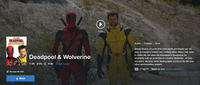 Deadpool & Wolverine 4K Digital Code (2024) (Redeems in Movies Anywhere; UHD Vudu Fandango at Home & 4K iTunes Apple TV Transfer From Movies Anywhere)