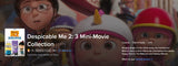 Despicable Me 2 3 Mini-Movie Collection Vudu Fandango at Home HDX Digital Code (2015 - 3 Mini-Movies)