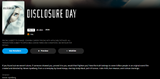 Disclosure Day HD Digital Code (2026) (Redeems in Movies Anywhere; HDX Vudu Fandango & HD iTunes Apple TV Transfer From Movies Anywhere)