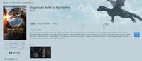 Dragonheart: Battle for the Heartfire HD Digital Code (2017) (Redeems in Movies Anywhere; HDX Vudu Fandango at Home & HD iTunes Apple TV Transfer From Movies Anywhere)
