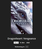 Dragonheart: Vengeance HD Digital Code (2020) (Redeems in Movies Anywhere; HDX Vudu Fandango at Home & HD iTunes Apple TV Transfer From Movies Anywhere)