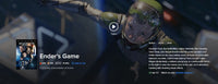 Ender's Game Vudu Fandango at Home HDX Digital Code (2013)