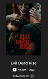 Evil Dead Rise 4K Digital Code (2023) (Redeems in Movies Anywhere; UHD Vudu & 4K iTunes & 4K Google TV Transfer From Movies Anywhere)