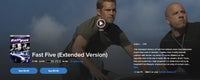 Fast Five HD Digital Code (2011 Extended Edition) (Redeems in Movies Anywhere; HDX Vudu Fandango at Home & HD iTunes Apple TV Transfer From Movies Anywhere)