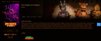 Five Nights at Freddy's 4K Digital Code (2023) (Redeems in Movies Anywhere; UHD Vudu & 4K iTunes Transfer From Movies Anywhere)