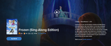 Frozen Sing-Along Edition HD Digital Code (2013) (Redeems in Movies Anywhere; HDX Vudu Fandango & HD iTunes Apple TV Transfer From Movies Anywhere)