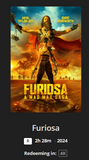 Furiosa: A Mad Max Saga 4K Digital Code (2024) (Redeems in Movies Anywhere; 4K Vudu Fandango at Home & 4K iTunes Apple TV Transfer From Movies Anywhere)