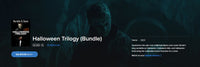Halloween Trilogy 3-Movie Collection 4K Digital Code (Redeems in Movies Anywhere; 4K Vudu Fandango at Home & 4K iTunes Apple TV Transfer From Movies Anywhere) (3 Movies, 1 Code)