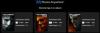 Halloween Trilogy 3-Movie Collection 4K Digital Code (Redeems in Movies Anywhere; UHD Vudu & 4K iTunes Transfer From Movies Anywhere) (3 Movies, 1 Code)