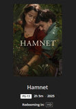 Hamnet HD Digital Code (2025) (Redeems in Movies Anywhere; HDX Vudu Fandango at Home & HD iTunes Apple TV Transfer From Movies Anywhere)