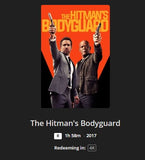 The Hitman's Bodyguard 4K Digital Code (2017) (Redeems in Movies Anywhere; 4K Vudu Fandango at Home & 4K iTunes Apple TV Transfer From Movies Anywhere)