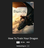 How to Train Your Dragon 4K Digital Code (2025) (Redeems in Movies Anywhere; 4K Vudu Fandango at Home & 4K iTunes Apple TV Transfer From Movies Anywhere)