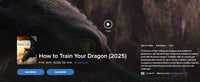 How to Train Your Dragon 4K Digital Code (2025) (Redeems in Movies Anywhere; 4K Vudu Fandango at Home & 4K iTunes Apple TV Transfer From Movies Anywhere)