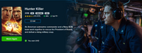 Hunter Killer Vudu Fandango at Home 4K Digital Code (2018)